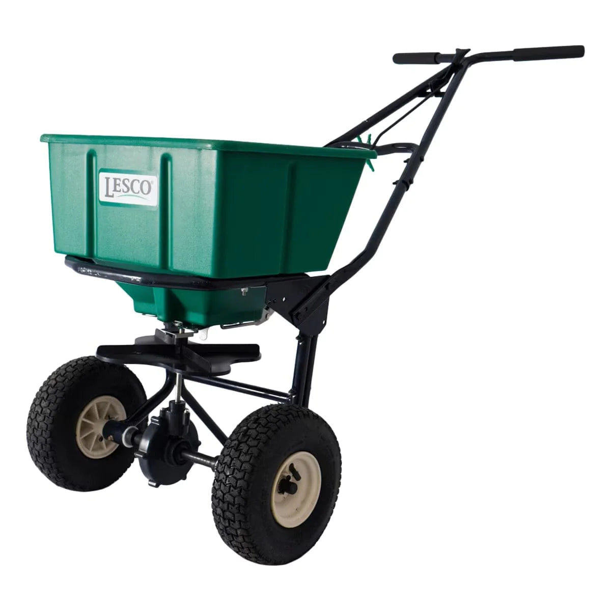 LESCO Broadcast Spreader 50 lb Carbon Steel