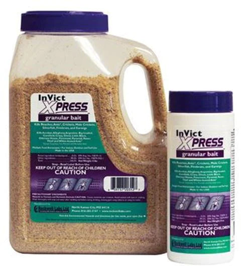 Rockwell Labs' InVict Xpress Granular Bait for fast-acting pest control.