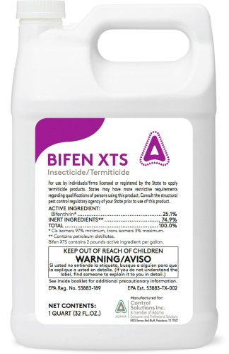 Bifen XTS Insecticide Concentrate in gallon size for extensive pest control coverage.